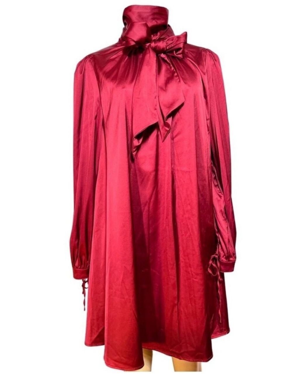 NWT $199 Badgley Mischka Gigi Dress Wine Size 2 to 4